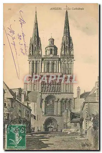 Cartes postales Angers la Cathedrale