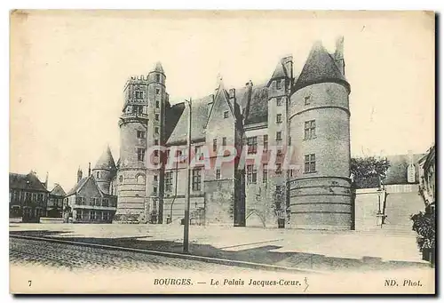 Cartes postales Bourges le Palais Jacques Coeur