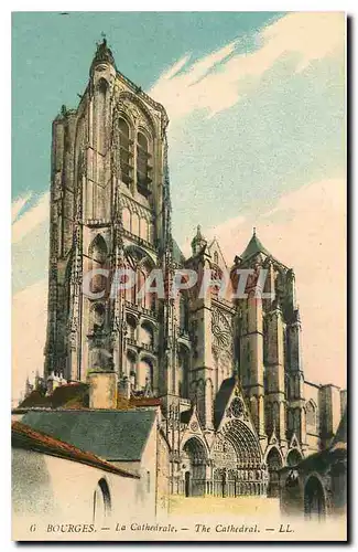 Cartes postales Bourges la Cathedrale