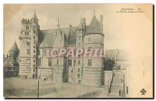 Cartes postales Bourges le Palais Jacques Coeur