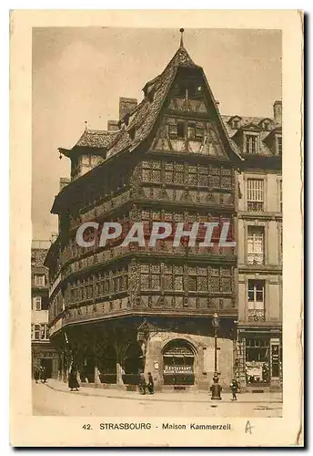 Cartes postales Strasbourg Maison Kammerzell