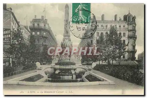 Cartes postales Lyon Le Monument Carnot