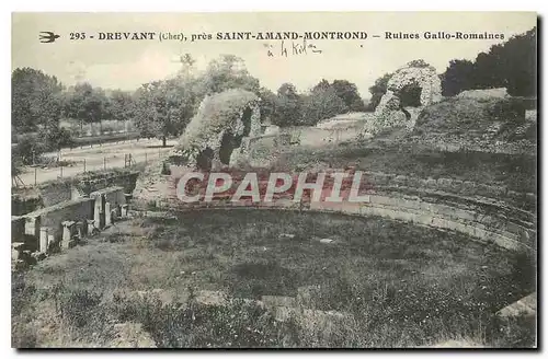 Ansichtskarte AK Drevant Cher pres Saint Amand Montrond Ruines Gallo-Romaines