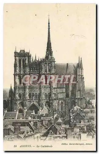 Cartes postales Amiens La Cathedrale