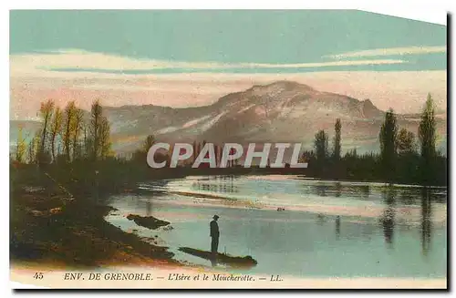 Cartes postales Env de Grenoble L'Isere et le Moucherotte