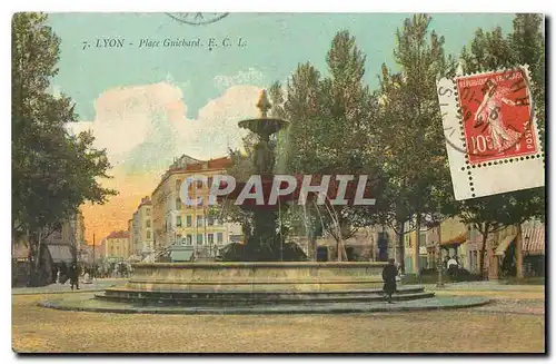 Cartes postales Lyon Place Guichard