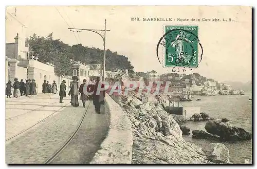 Cartes postales Marseille Route de la Corniche