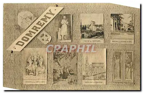 Cartes postales Domremy Jeanne d'Arc