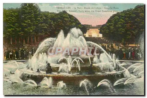 Cartes postales Versailles Le Parc Bassin de Latone Grandes Eaux