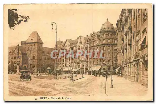 Cartes postales Metz Place de la Gare