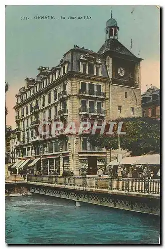 Cartes postales Geneve La Tour de L'Ile