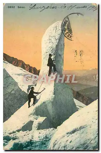 Cartes postales Serac Alpinisme