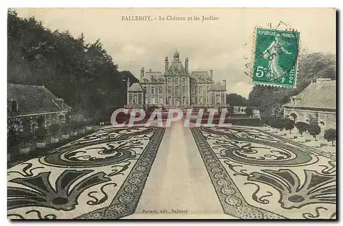 Cartes postales Balleroy Le Chateau et les Jardins