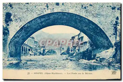 Ansichtskarte AK Sospel Alpes Maritimes Les Ponts sur la Bevera