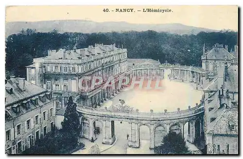 Cartes postales Nancy l'Hemicycle