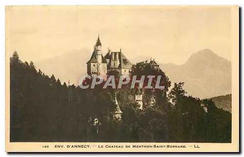 Cartes postales Env d'Annecy Le Chateau de Menton Saint Bernard