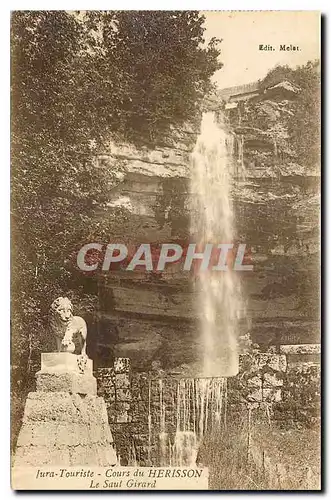 Cartes postales Jura Touriste Cours du Herisson Le Saut Girard lion
