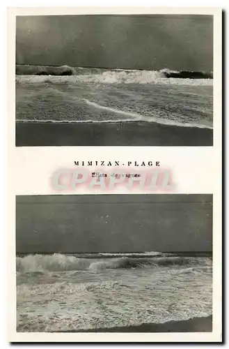 Moderne Karte Mimizan Plage Effets de nuage