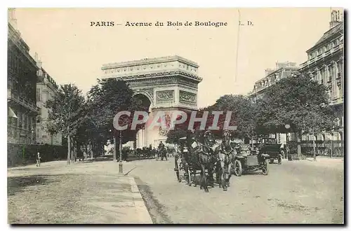 Cartes postales Paris Avenue du Bois de Boulogne