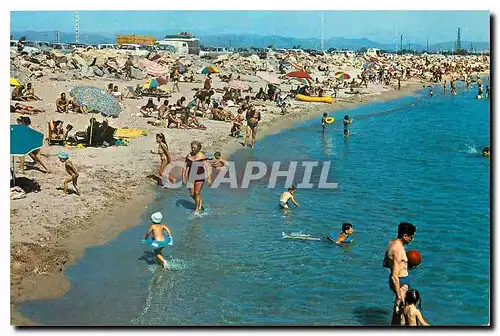 Moderne Karte La Cote d'Azur La Plage