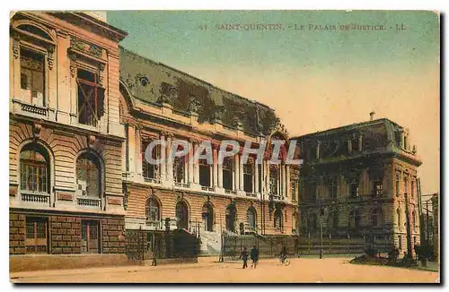 Cartes postales Saint Quentin Le Palais de Justice