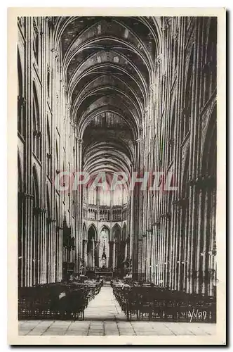 Cartes postales La Douce France Rouen Interieur de la Cathedrale