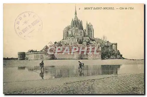 Cartes postales Mont Saint Michel Cote d'Est