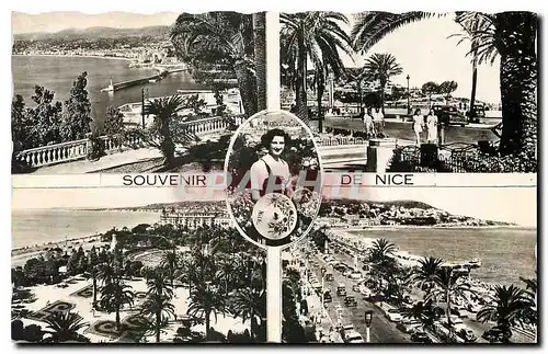 Cartes postales La Cote d'Azur Souvenir de Nice