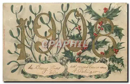 Cartes postales Annee 1908