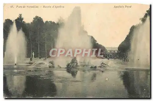 Ansichtskarte AK Parc de Versailles Bassin d'Apollon