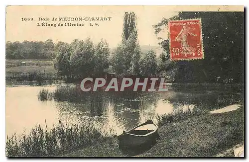 Cartes postales Bois de Meudon Clarmart l'Etang de l'Ursine