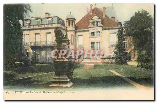 Cartes postales Vichy Maison de Madame de Sevigne