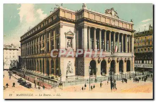 Cartes postales Marseille La Bourse