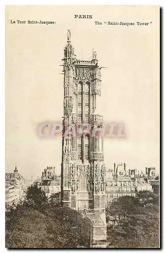 Cartes postales Paris La Tour Saint Jacques