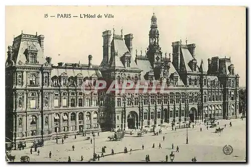 Cartes postales Paris l'Hotel de Ville