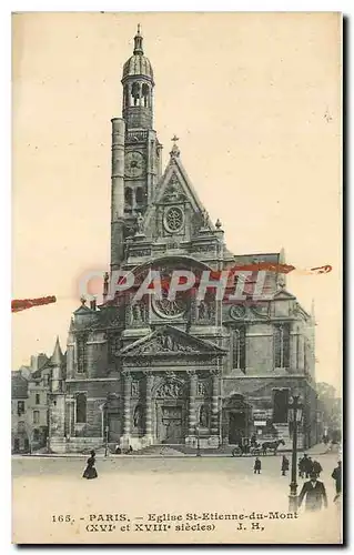 Cartes postales Paris Eglise St Etienne du Mont