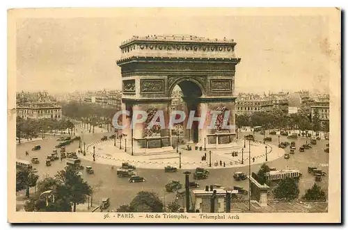 Cartes postales Paris Arc de Triomphe