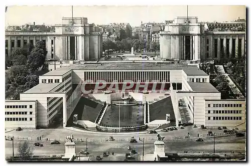 Moderne Karte Paris Vue vers le Palais de Chaillot