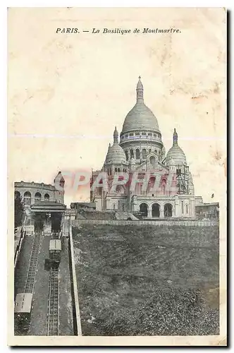 Cartes postales Paris La Basilique de Montmartre