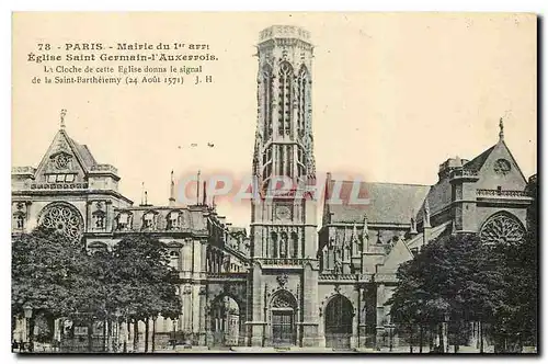 Cartes postales Paris Eglise Saint Germain Auxerrois