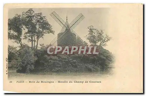 Cartes postales Paris Bois de Boulogne Moulin du Champ de Courses