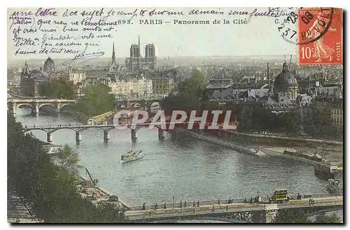 Cartes postales Paris Panorama de la Cite