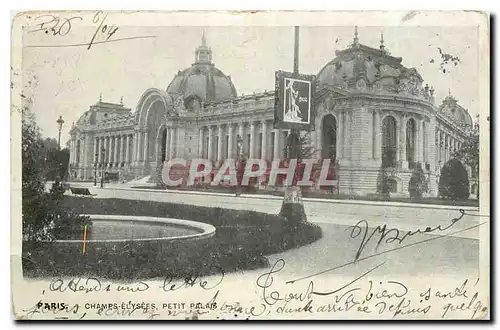 Ansichtskarte AK Paris Champs elysees Petit Palais