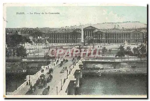 Cartes postales Paris La Place de la Concorde