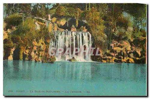 Ansichtskarte AK Paris Le Bois de Boulogne La Cascade