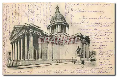 Cartes postales Paris Le Pantheon