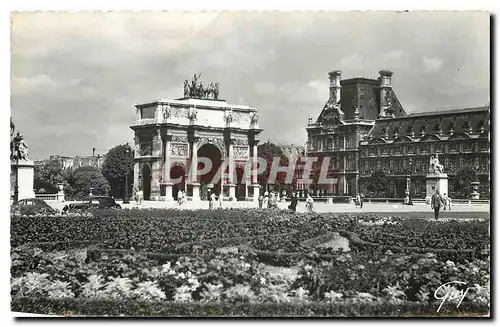 Ansichtskarte AK Paris et ses Merveilles Place et arc de triomphe du Carrousel