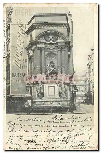 Cartes postales Paris La Statue de Moliere Dumesnil