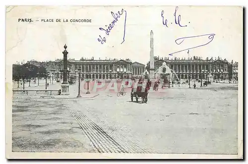 Cartes postales Paris Place de la Concorde