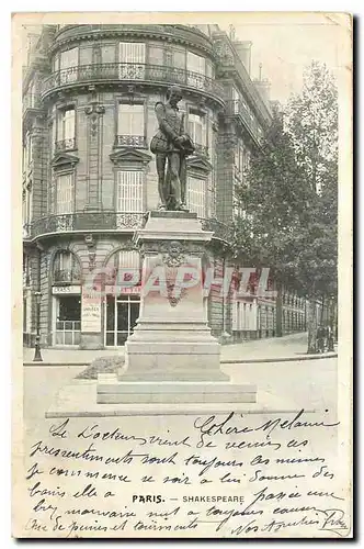 Cartes postales Paris Shakespeare